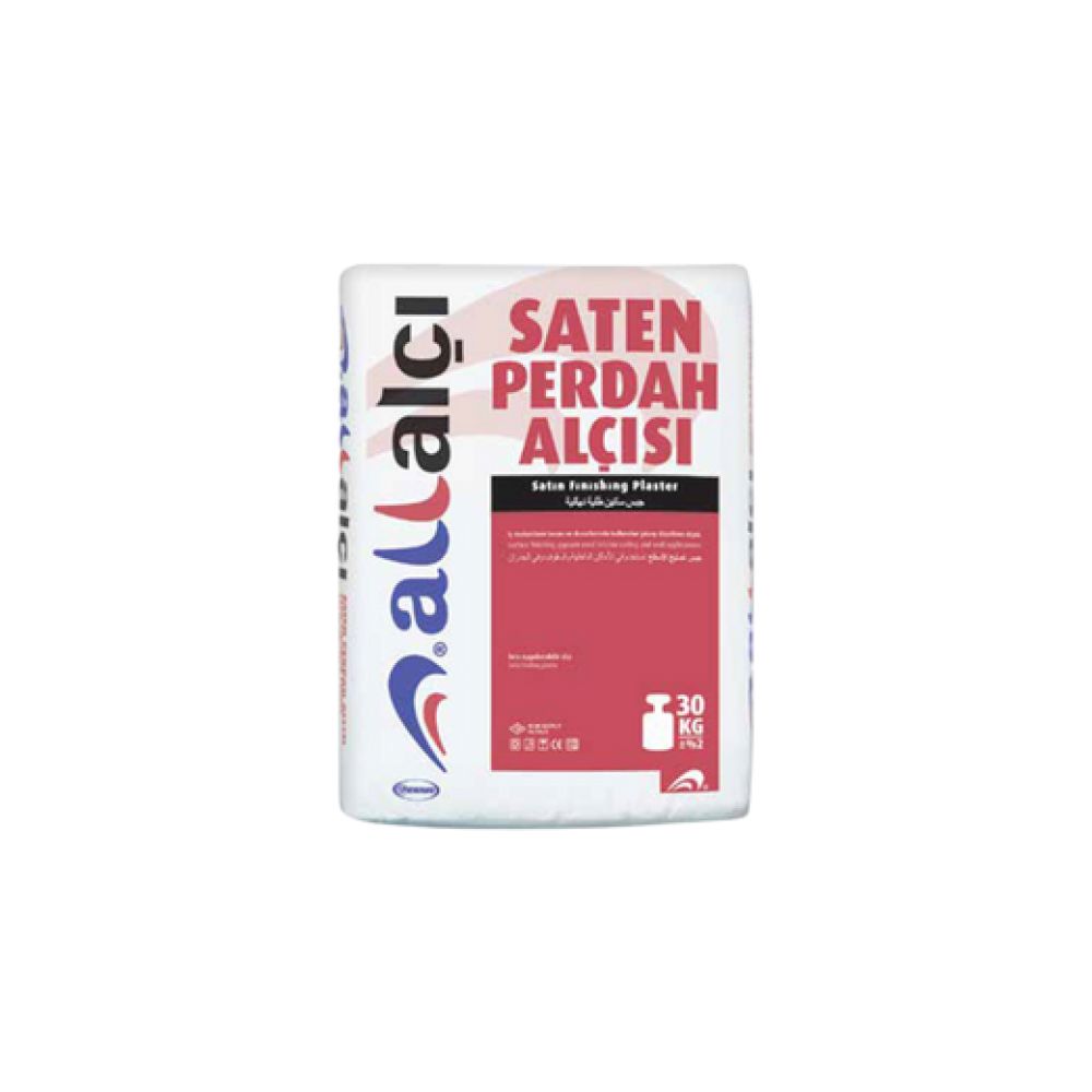 Saten Perdah Alçısı 30 kg